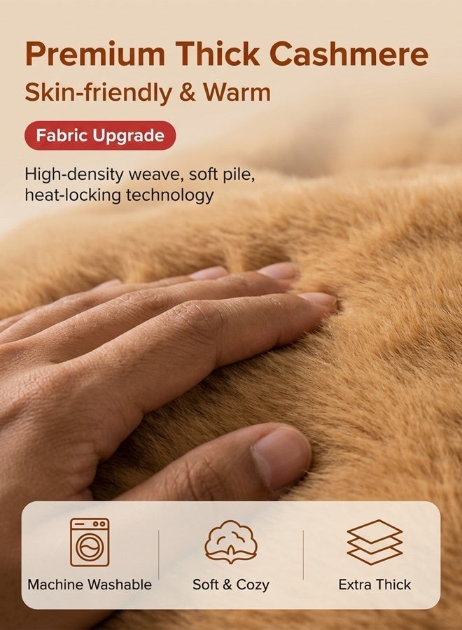 رمضان الأكثر مبيعاً | واقيات الركبة الصوفية السميكة مع أربطة تثبيت، تدفئة ليلية فائقة، طول قابل للتعديل (38-55 سم)، للجنسين، تصميم طويل وسميك لمزيد من الدفء في الليل، غير قابلة للانزلاق - Image 4